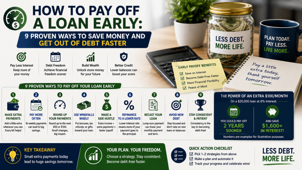 How to Pay Off a Loan Early 9 Proven Ways to Save Money and Get Out of Debt Faster