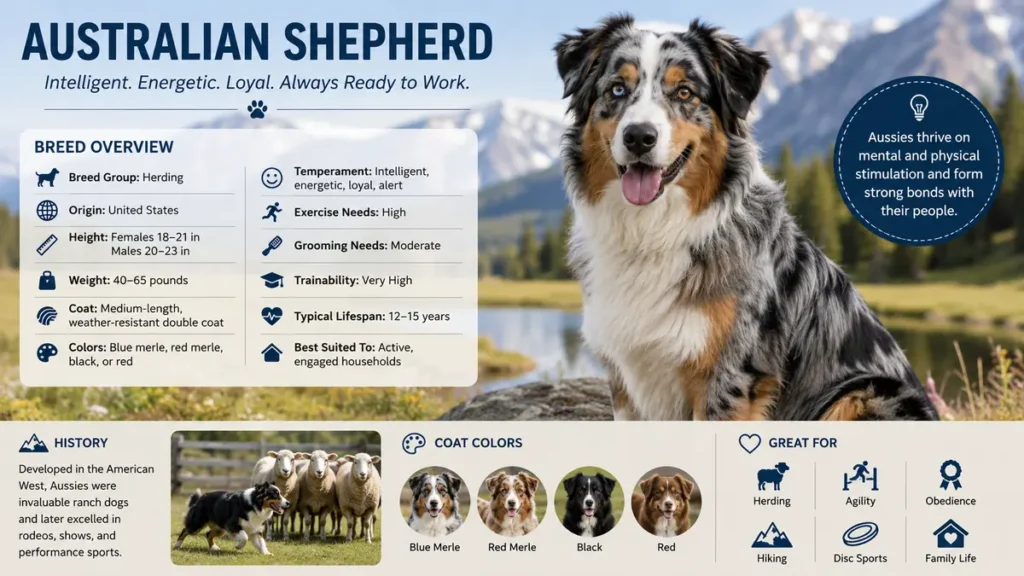 australian shepherd: Temperament, Care and Health